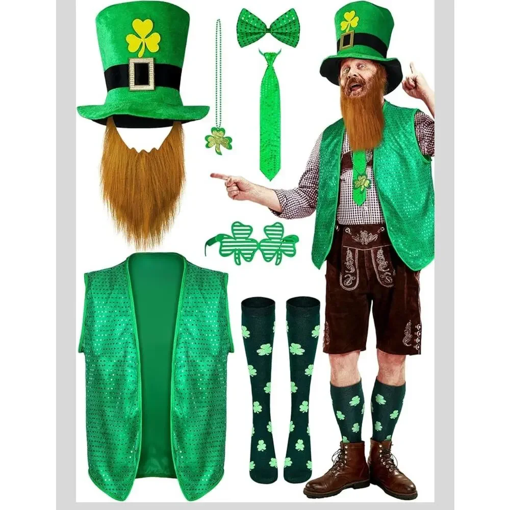 8 Pcs St‎ Patrick's Day Costume